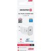SWISSTEN SÍŤOVÝ ADAPTÉR EDGE GaN 1x USB-C PD 20W BÍLÝ