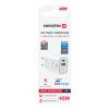 SWISSTEN SÍŤOVÝ ADAPTÉR EDGE GaN 1x USB-C PD 45W + 1x USB-A 18W QC BÍLÝ