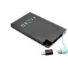 Powerbanka FIXED Powerbank 2500 ve velikosti kreditní karty, černá