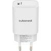 CubeNest 45W GaN USB-C nabíjačka s Power Delivery (PD) a PPS E1D3 - biela