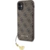 GUHCI61GF4GBR Guess Charms Hard Case 4G Brown pro iPhone XR