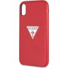 GUHCI61PTPURE Guess PU Leather Case Triangle Red pre iPhone XR