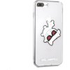 KLHCI8LCFHE Karl Lagerfeld Fun Eaten Apple Black Hard Case pre iPhone 8 Plus