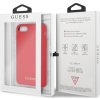 GUHCI8LSGLRE Guess Saffiano PU Silicone Case Red pre iPhone 7/8