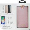 GUBPBKTI61IRG Guess Bundle Leather Book Case Iridescent Rose Gold + Tempered Glass pre iPhone XR