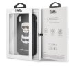 KLHCI61KICKC Karl Lagerfeld Karl a Choupette Hard Case Black pre iPhone XR