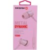 SLÚCHADLÁ SWISSTEN EARBUDS DYNAMIC YS500 RUŽOVO/ZLATÁ