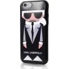 KLHCP6KKORO Karl Lagerfeld Karl and Choupette TPU Case Black pre iPhone 6/6S