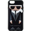 KLHCP6KKORO Karl Lagerfeld Karl and Choupette TPU Case Black pre iPhone 6/6S