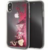 GUHCI61GLHFLRA Guess New Glitter Hearts Puzdro pre iPhone XR Rapsberry