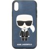 KLHCI61IKPUBL Karl Lagerfeld Ikonik Full Body Kryt pro iPhone XR Blue