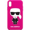 KLHCI61SLFKFU Karl Lagerfeld Body Iconic Kryt pre iPhone XR Fushia