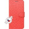 Pouzdro typu kniha FIXED FIT pro Apple iPhone 11 Pro Max, motiv Red Mesh