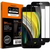 Spigen Glass FC 2 Pack, čierna - iPhone SE/8/7
