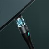 Baseus magnetický kábel USB-C Zinc Type-c 100cm/3A, Black
