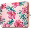 Pouzdro na MacBook / notebook - Tech-Protect Floral, 13"-14" Pink