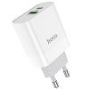 Rychlonabíjačka Hoco C80A PD20W/QC3.0 pro iPhone, Samsung a další, White