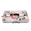 Puzdro na MacBook / notebook - CANVASLIFE, 13"-14" Briefcase Navy Rose