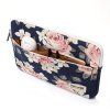 Pouzdro na MacBook / notebook - CANVASLIFE, 13"-14" Briefcase Navy Rose