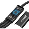 Baseus Rapid Series 3v1 Fast Charging Datový Kabel USB-C - USB-C/Lightning/MicroUSB 20W 1.5m Black
