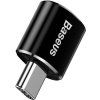 Baseus CATOTG-01 Adaptér z USB-A na USB-C Black