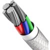 Baseus High Density Braided Series Fast Charging Datový Kabel USB-C - Lightning 20W 1m White