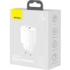 Baseus CCXJ-B02 Compact Quick Nabíječka USB/USB-C 20W White