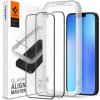 Tvrdené sklo Spigen TR Align Master, čierna 2-Pack - iPhone 13/13 Pro/14