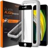 Tvrdené sklo Spigen AlignMaster FC, čierna - iPhone SE/8/7