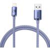 BASEUS CRYSTAL SHINE LIGHTNING CABLE 120CM PURPLE