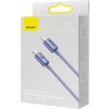 Baseus CAJY000205 Crystal Shine Series Datový Kabel USB-C - Lightning 20W 1,2m Purple