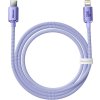 Baseus CAJY000205 Crystal Shine Series Datový Kabel USB-C - Lightning 20W 1,2m Purple
