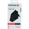 SWISSTEN SÍŤOVÝ ADAPTÉR POWER DELIVERY 3.0 18W ČERNÝ