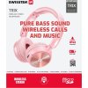 BLUETOOTH STEREO Slúchadlá SWISSTEN TRIX RUŽOVÉ