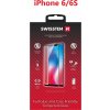 SKLO SWISSTEN FULL GLUE, COLOR FRAME, CASE FRIENDLY PRO APPLE IPHONE 6/6S ČERNÉ