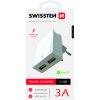 SWISSTEN SIEŤOVÝ ADAPTÉR SMART IC 2x USB 3A POWER BIELÝ