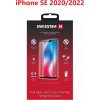 SKLO SWISSTEN FULL GLUE, COLOR FRAME, CASE FRIENDLY PRO APPLE IPHONE SE 2020/SE 2022 ČERNÉ
