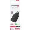 SWISSTEN SÍŤOVÝ ADAPTÉR SMART IC 2x USB 2,1A POWER ČERNÝ
