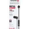 SLÚCHADLÁ SWISSTEN EARBUDS DYNAMIC YS500 ČIERNA