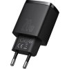 BASEUS CCXJ-B01 2-PORT NETWORK CHARGER PD20W/QC3.0 BLACK