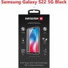 SKLO SWISSTEN ULTRA DURABLE 3D FULL GLUE GLASS SAMSUNG S901B GALAXY S22 5G ČIERNE