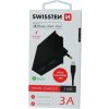 SWISSTEN SIEŤOVÝ ADAPTÉR SMART IC 2x USB 3A POWER + DÁTOVÝ KÁBEL USB / LIGHTNING MFi 1,2 M ČIERNY