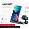 SWISSTEN WIRELESS NABÍJEČKA 3v1 STAND ČERNÁ