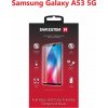 SKLO SWISSTEN FULL GLUE, COLOR FRAME, CASE FRIENDLY PRO SAMSUNG A536 GALAXY A53 5G ČERNÉ