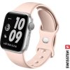 SWISSTEN ŘEMÍNEK PRO APPLE WATCH SILIKONOVÝ 38 / 40 / 41 mm PÍSKOVĚ RŮŽOVÝ