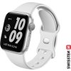 SWISSTEN ŘEMÍNEK PRO APPLE WATCH SILIKONOVÝ 38 / 40 / 41 mm BÍLÝ