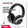 BLUETOOTH STEREO Slúchadlá SWISSTEN JUMBO ČIERNA