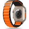 TECH-PROTECT NYLON PRO APPLE WATCH 4 / 5 / 6 / 7 / 8 / 9 / SE / ULTRA 1 / 2  (42 / 44 / 45 / 49 MM) BLACK / ORANGE