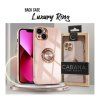 back case cabana luxury ring iphone 13 61 rose