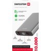SWISSTEN Aluminium Power Bank 10000 mAh 20W Power Delivery Grey